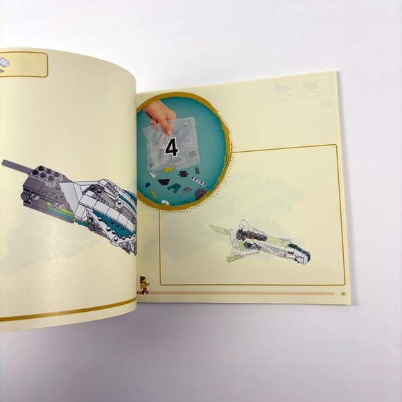 LEGO Monkie Kid White Dragon Horse Jet Instruction Manual Book Only 80020 - Picture 7 of 12